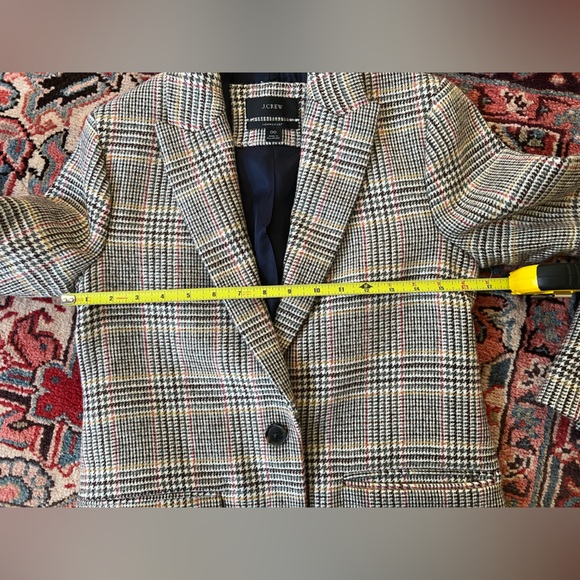 J Crew Sommerset blazer in glen plaid English wool— Women’s 00 - Picture 10 of 14